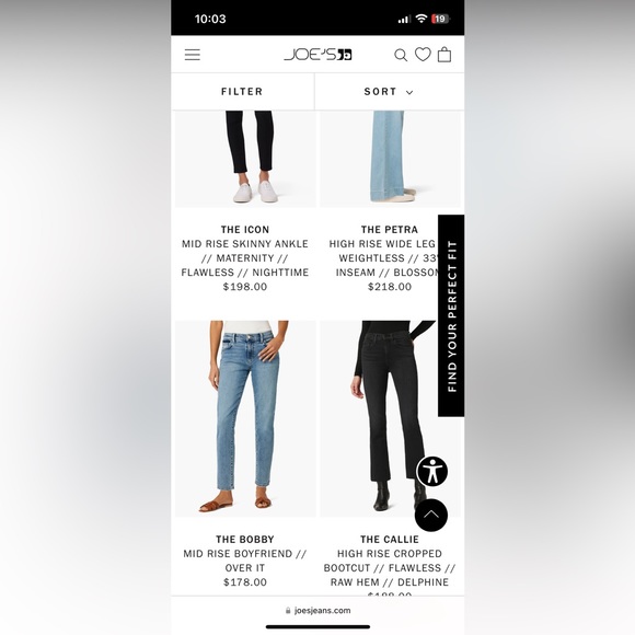 Joe’s distressed jeans in straight leg - Picture 5 of 5